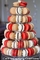2017 Gıda sınıfı Macaron Kulesi Standı Şeffaf Macaron Standı Plastik Macaron kulesi CE sertifikası ile yeni