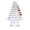 açık siyah 10 katmanlı macaron piramit kulesi macaron ekran standı