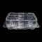 Biyobozunur 18cm Şeffaf Plastik Tepsi Kapları 7g Yuvarlak Salata Ambalajı