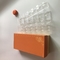CMYK Baskı 900g Gri Karton Kağıt Hediye Kutusu 24'lü Macaron Nakliye Konteynerleri