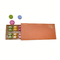 Elegant Orange 24pcs Macaron Kraft Kağıt Kutusu Plastik İçli Geri Dönüştürülebilir