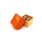 Güzel Turuncu Kraft Kağıt Macaron Ambalaj Kutusu Geri Dönüştürülebilir UV Kaplama 2 adet