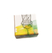 2adet Güzel Baskı Macaron Plastik İç Tepsili Ambalaj Kutusu Kraft Kağıt