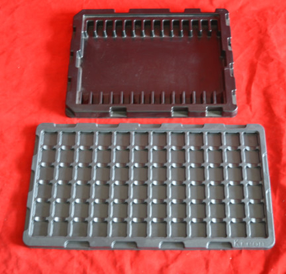 Elektronik bileşenler için antistatik siyah ESD tepsisi PCB