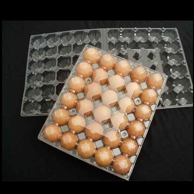 Katlanır 0.4mm 30 Hücre Plastik Blister Ambalaj Toksik Olmayan Polimer Yumurtalık Tepsisi