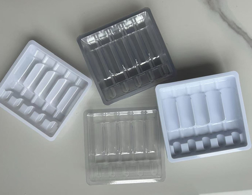 Üreticinin özel ampul şişesi tepsisi, tıbbi ambalaj tek kullanımlık kabarcık 5ml ambalaj 5ml ampul ambalaj 5ml ilaç ambalaj 5ml cam şişe ambalaj