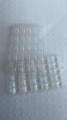 Gıda kalitesi PET plastikli tekrar kullanılabilir ve özelleştirilebilir Makaron Blister Tepsisi