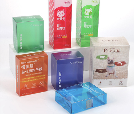 Kahve kutusu için özelleştirilmiş PVC ambalaj kutusu, şeffaf plastik PET renk kutusu, probiyotik PP mat hediye kutusu, özel logo