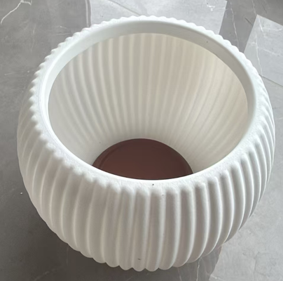 Büyük boyutlu HDPE plastik çiçek küpü, tepsisi tabanlı ve erik, bambu, zambak ve orkide için seramik koruma