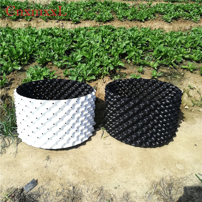 Kök Büyüme Beyaz 0.9mm HDPE Plastik Hava Kapları Sera Hava Budama Kovaları