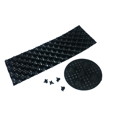 20cm Çap 0.7mm PVC Plastik Hava Kapları Kaplanmamış Parçalanabilir Polimerler Siyah Hava Kapları