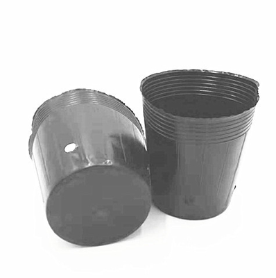HDPE Plastik Çömlek Çömlek Soğan Tohumları Sera için Siyah Çömlek Büyütme