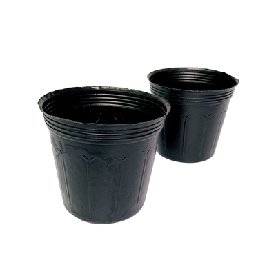 Kış PE Siyah 3 Gallon Bitki Kapları 23cm Yükseklik Derinlik Çömlek Kapları