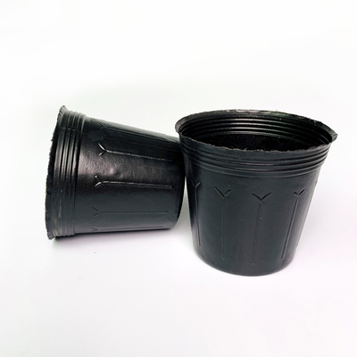 Kış PE Siyah 3 Gallon Bitki Kapları 23cm Yükseklik Derinlik Çömlek Kapları