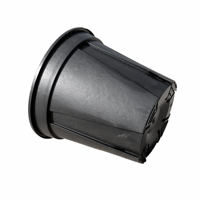 Toptan 2.5L Siyah Bahçe Plastik Bebeklik Gallon Pot Kalın Gallon Bonsai PP / HDPE'den yapılmış budama