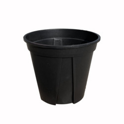 Toptan 2.5L Siyah Bahçe Plastik Bebeklik Gallon Pot Kalın Gallon Bonsai PP / HDPE'den yapılmış budama
