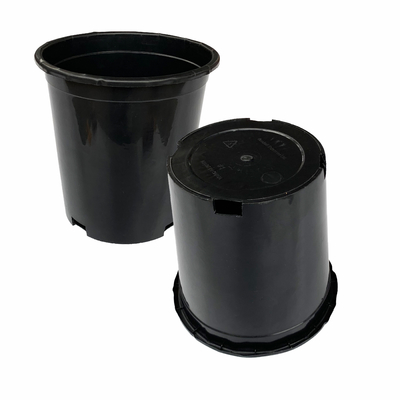 Dayanıklı Büyük 165 mm çaplı sert plastik çiçek kavanozları 17cm yüksekliğinde