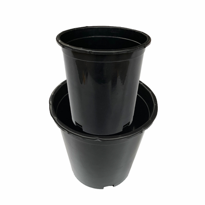 Dayanıklı Büyük 165 mm çaplı sert plastik çiçek kavanozları 17cm yüksekliğinde