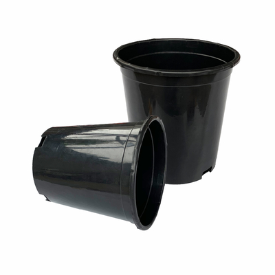Dayanıklı Büyük 165 mm çaplı sert plastik çiçek kavanozları 17cm yüksekliğinde