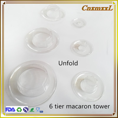 6 Katman Katman Makaron Kulesi 10 Katman Makaron Kulesi Akrilik Altlı Stand