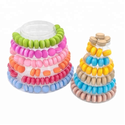 Yeni Macaron Kulesi Piramidi 13 Kat Plastik Macaron Kulesi Ekran Standı