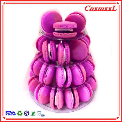 Konforlu Küçük Makaron Plastik Ekran Standı Kule 37pcs Geri Dönüştürülebilir