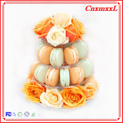 Konforlu Küçük Makaron Plastik Ekran Standı Kule 37pcs Geri Dönüştürülebilir