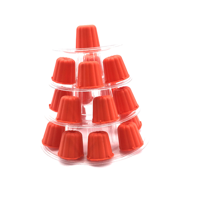 Açık 4 Kat Canele Display Stand For Cake Shop Bakery