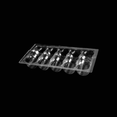 Açık PVC PET PP Clamshell Paketleme Kağıt Karton Dağıtıcıyla Plastik Blister Ampoule Tepsisi