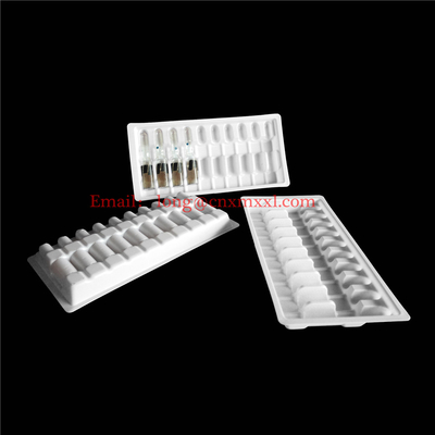 Yüksek Kaliteli Plastik Ampuller Tepsisi 1ml 2ml 5ml 10ml Plastik Açık Blister Paketleme Şişeler Blister Tepsisi Kutusu