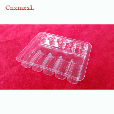 ISO Sertifikası Şişe Ampul Tepsileri Plastik Paket Tepsisi 2ml 3ml 5ml 10ml için