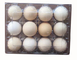 Geri dönüştürülebilir malzeme ile yumurta paketleme için 30 delikli PET PVC plastik yumurta tepsisi