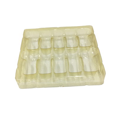 Beyaz Plastik Ampul Tavası Paketleme 10ml Cam Şişe Tavası Plastik Ampul Kutusu