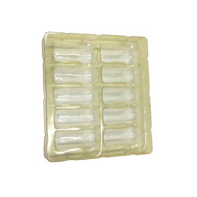 Beyaz Plastik Ampul Tavası Paketleme 10ml Cam Şişe Tavası Plastik Ampul Kutusu