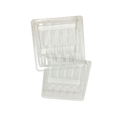 Clamshell Blister Plastik 1ml Ampulet İçeriye Paketleme Tepsileri Kalınlığı 100mm