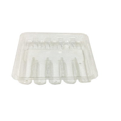 Clamshell Blister Plastik 1ml Ampulet İçeriye Paketleme Tepsileri Kalınlığı 100mm