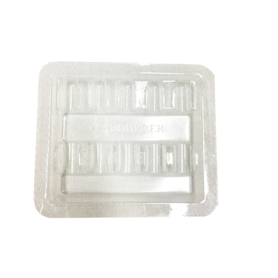 Clamshell Blister Plastik 1ml Ampulet İçeriye Paketleme Tepsileri Kalınlığı 100mm