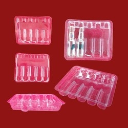 Clamshell Blister Plastik 1ml Ampulet İçeriye Paketleme Tepsileri Kalınlığı 100mm