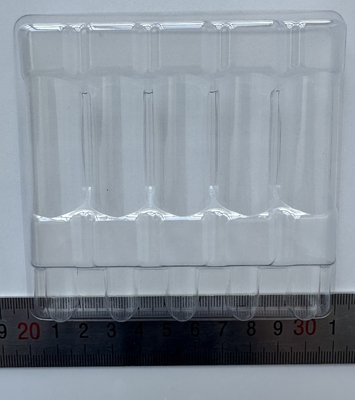 PET Hassas Mallar Paketleme Tepsi Cam Şişe Sabit Paketleme Tepsi Su Enjeksiyon 1ml 2ml 5ml 10ml 5 Paket