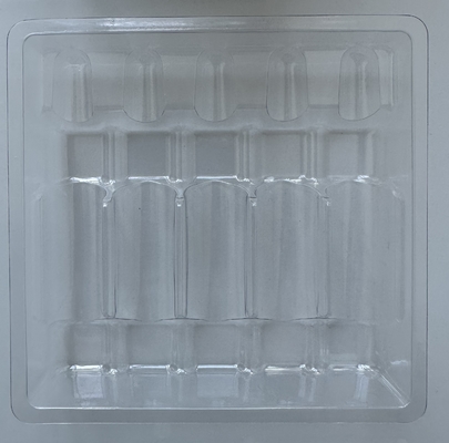 PET Hassas Mallar Paketleme Tepsi Cam Şişe Sabit Paketleme Tepsi Su Enjeksiyon 1ml 2ml 5ml 10ml 5 Paket