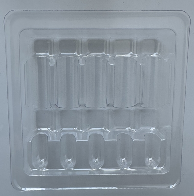 PET Hassas Mallar Paketleme Tepsi Cam Şişe Sabit Paketleme Tepsi Su Enjeksiyon 1ml 2ml 5ml 10ml 5 Paket