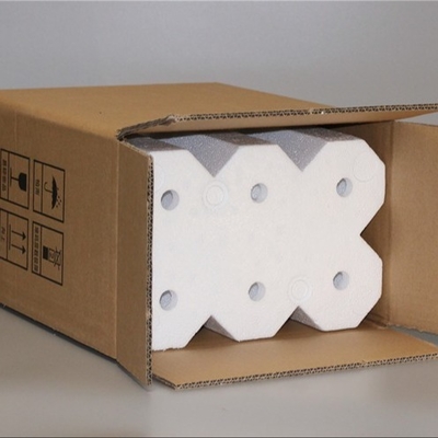 Üreticiler EPS köpük ambalajı kırılgan cam ürünleri ambalaj konumlandırma tampon şarap tepsisi köpük kutusu