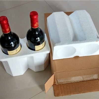 Üreticiler EPS köpük ambalajı kırılgan cam ürünleri ambalaj konumlandırma tampon şarap tepsisi köpük kutusu