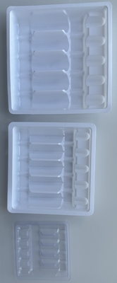 1ml 2ml 5ml 10ml 5 paket ampul tepsisi PET vakum tepsisi özelleştirme