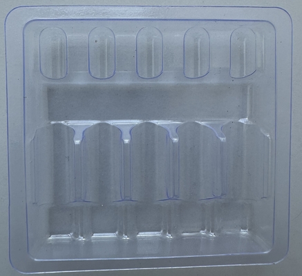 1ml 2ml 5ml 10ml 5 paket ampul tepsisi PET vakum tepsisi özelleştirme