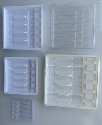 1ml 2ml 5ml 10ml 5 paket ampul tepsisi PET vakum tepsisi özelleştirme
