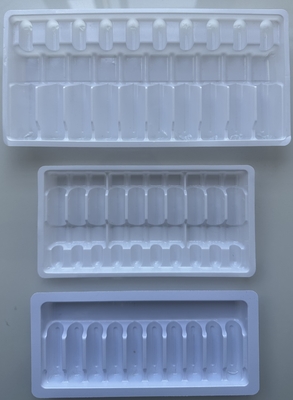 PET 1ml 2ml 5ml 10ml 10 Ampul Tepsisi Vakum Oluşturma Tepsisi Özelleştirme