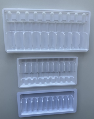 PET 1ml 2ml 5ml 10ml 10 Ampul Tepsisi Vakum Oluşturma Tepsisi Özelleştirme