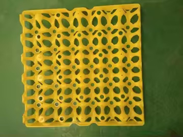 Renkli Sarı Plastik Blister Termoformed Vacuum Plate Yumurta Paketleme Ulaşım 30 Yumurta Paketleme