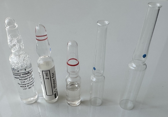 1 ml 2 ml 3 ml enjeksiyon ampulaları kendi kendine yapışkan etiket PET ampulalar tepsi özelleştirme